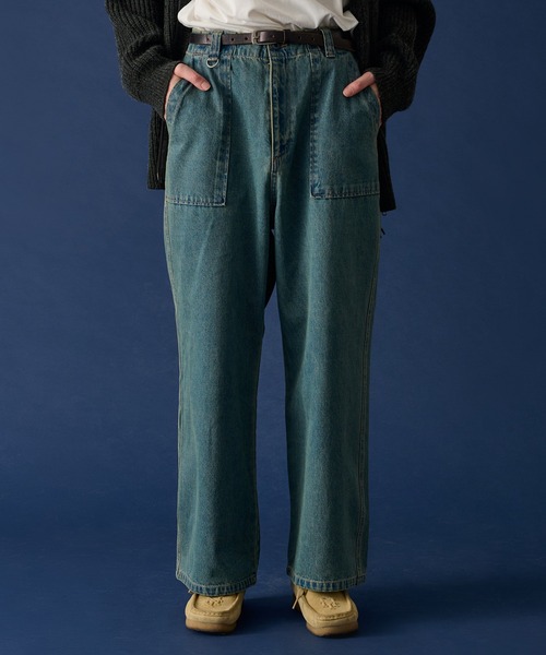 WIDE BAKER DENIM PANTS /ワイドベイカーデニムパンツ（デニム