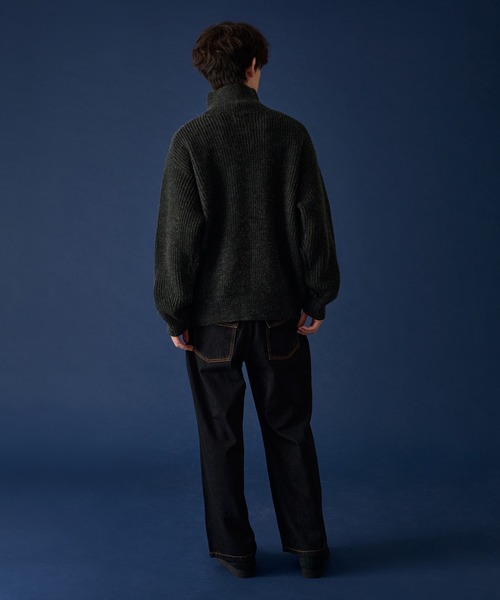 WETTEMPT（ウィテンプト）の「WIDE BAKER DENIM PANTS /ワイドベイカーデニムパンツ（デニムパンツ・メンズ・ブラック/ライトブルー/インディゴブルー・SMALL/MEDIUM/LARGE）」の22枚目の写真