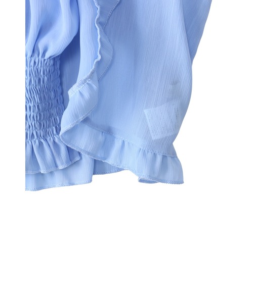 コムデギャルソン 23SS ポリエステルサテンラッフルシャーリングボレロ SHIRRING BLOUSE｜HELIOPOLE｜HÉLIOPÔLE（エリオポール）公式