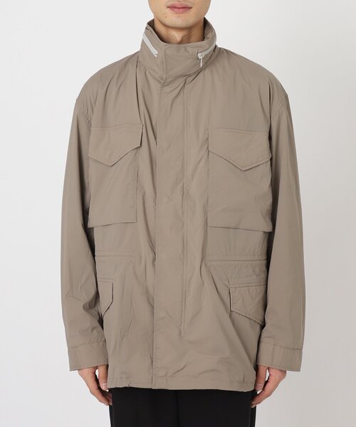 EDIFICE（エディフィス）の「ドライナイロン アーミースタンドブルゾン（ブルゾン・メンズ・ベージュ/ネイビー/サックスブルー・MEDIUM/LARGE）」の15枚目の写真