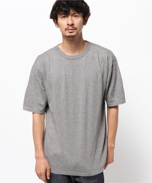 CIAOPANIC（チャオパニック）の「【Ciaopanic】　コットン天竺BIGニットTee5分袖（ニット/セーター・メンズ・グレー/ブラック/アイボリー・MEDIUM/LARGE）」の3枚目の写真
