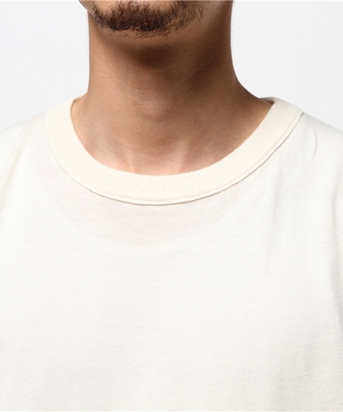 CIAOPANIC（チャオパニック）の「【Ciaopanic】　コットン天竺BIGニットTee5分袖（ニット/セーター・メンズ・グレー/ブラック/アイボリー・MEDIUM/LARGE）」の7枚目の写真
