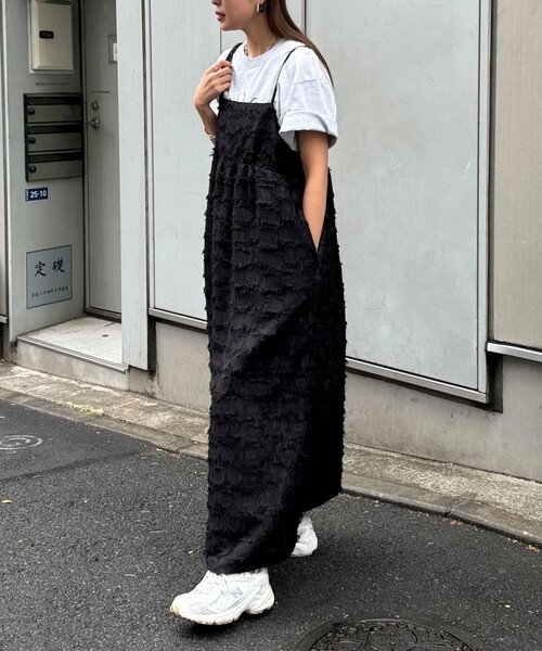 fredy emue（フレディエミュ）の「【オケージョン対応】フリンジキャミワンピース（ワンピース・レディース・アイボリー/ブラック・38）」の13枚目の写真