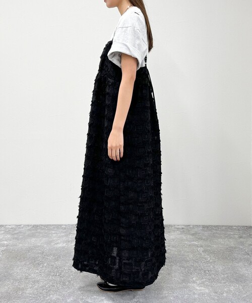 fredy emue（フレディエミュ）の「【オケージョン対応】フリンジキャミワンピース（ワンピース・レディース・アイボリー/ブラック・38）」の20枚目の写真