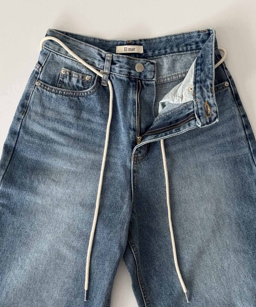 ぱぐ キャナルジーン エルマール ワイドタックデニムパンツ キャナルジーン CANAL JEAN El mar(エルマール)ワイドタック