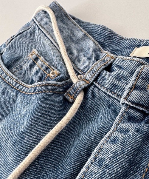 CANAL JEAN（キャナルジーン）の「El mar ヒモ付ワイドデニム