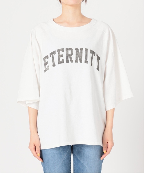 FRAMeWORK(フレームワーク)の「≪追加≫ロゴプリントハーフスリーブT(Tシャツ/カットソー・レディース・ホワイト/ブラウン・FREE)」の10枚目の写真
