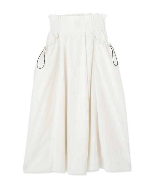 JILL by JILL STUART(ジルバイジルスチュアート)の「◇ナイロンハイウエストフレアスカート(スカート・レディース・ネイビー/ホワイト・SMALL/MEDIUM)」の9枚目の写真