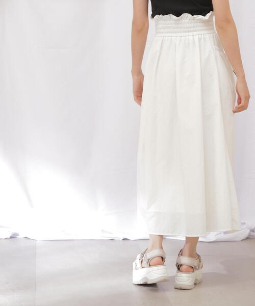 【セール】◇ナイロンハイウエストフレアスカート（スカート）｜JILL by JILL STUART（ジルバイジルスチュアート）