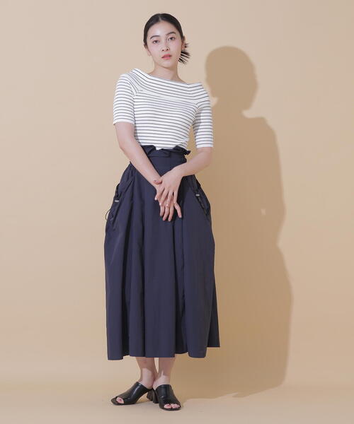 【セール】◇ナイロンハイウエストフレアスカート（スカート）｜JILL by JILL STUART（ジルバイジルスチュアート）