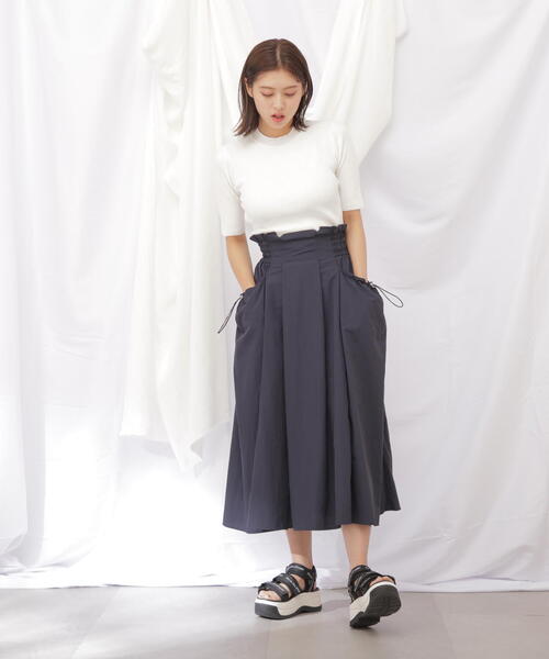 【セール】◇ナイロンハイウエストフレアスカート（スカート）｜JILL by JILL STUART（ジルバイジルスチュアート）