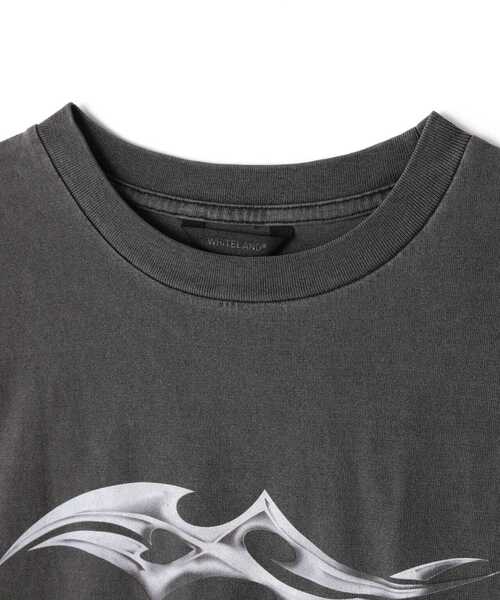WHITELAND(ホワイトランド)の「WHITELAND/ホワイトランド/TRIBAL LONGSLEEVE/ロンT(Tシャツ/カットソー・メンズ・ブラック・F)」の5枚目の写真