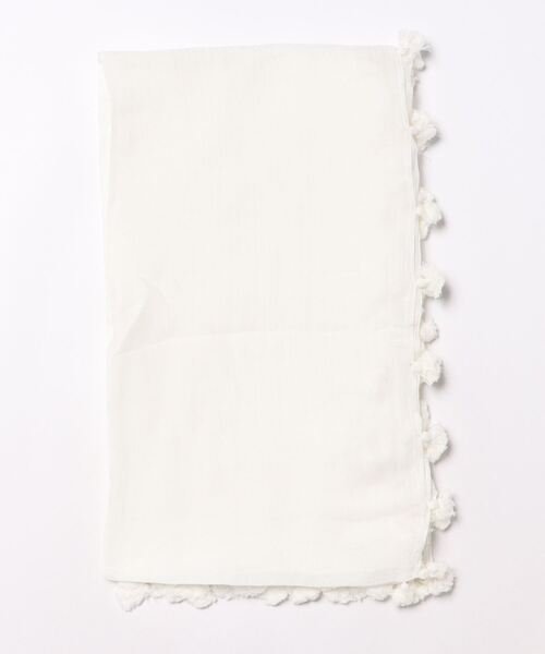 チャイハネ（チャイハネ）の「【チャイハネ】ローランタッセルストール（ストール/ショール・レディース・ナチュラル/ブルー/ピンク/ブラウン・FREE）」の6枚目の写真