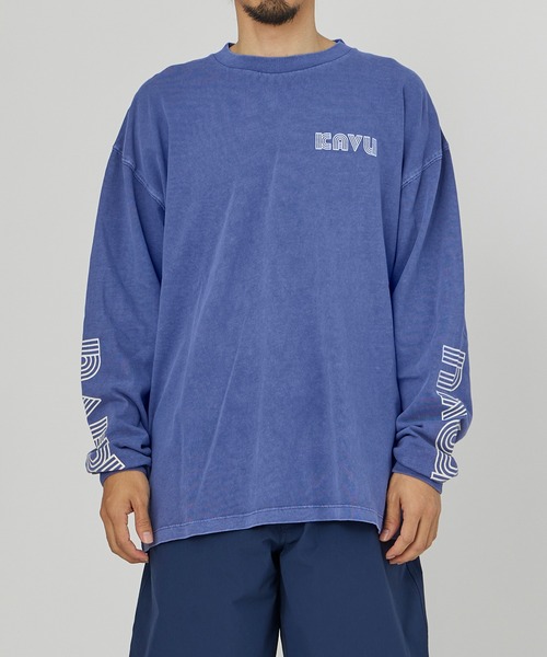 KAVU/カブー Sleeve Print L/S Tee/スリーブプリント（Tシャツ/カットソー）｜KAVU（カブー）
