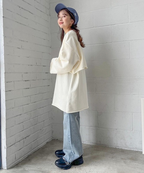 LOWRYS FARM（ローリーズファーム）の「マルチＷＡＹ２ＰウラケＬＳ　991826（スウェット・レディース・グレー/チャコールグレー/アイボリー・FREE）」の19枚目の写真