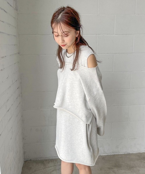 LOWRYS FARM（ローリーズファーム）の「マルチＷＡＹ２ＰウラケＬＳ　991826（スウェット・レディース・グレー/チャコールグレー/アイボリー・FREE）」の16枚目の写真