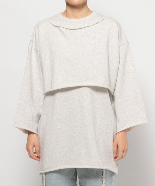 LOWRYS FARM（ローリーズファーム）の「マルチＷＡＹ２ＰウラケＬＳ　991826（スウェット・レディース・グレー/チャコールグレー/アイボリー・FREE）」の15枚目の写真