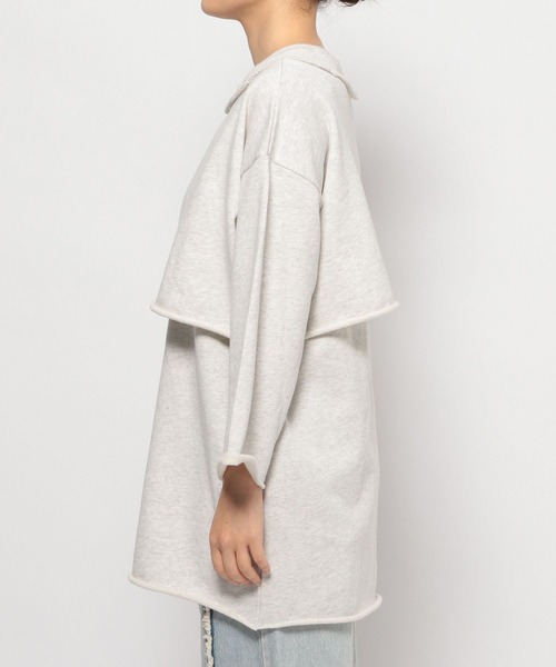 LOWRYS FARM（ローリーズファーム）の「マルチＷＡＹ２ＰウラケＬＳ　991826（スウェット・レディース・グレー/チャコールグレー/アイボリー・FREE）」の14枚目の写真