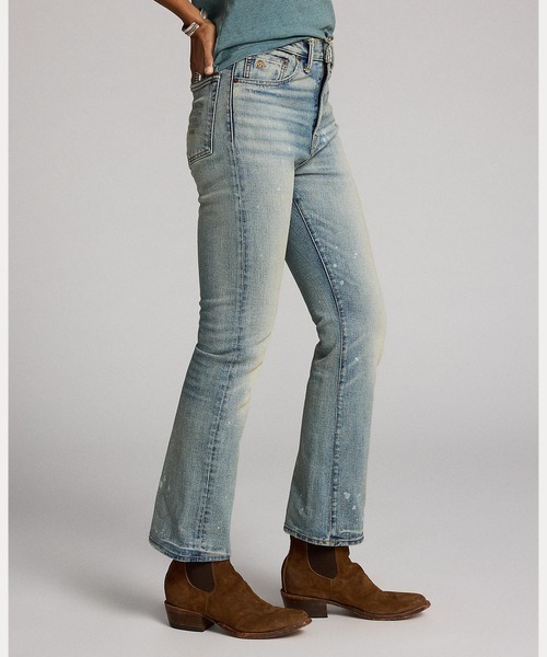 RRL(ダブル アール エル)の「ヴィンテージ ブーツ カムデン ジーンズ(デニムパンツ・レディース・ブルー・27/26/25/24/28/29)」の8枚目の写真