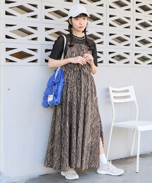 新品別注　フリークスストア　サウザンドマイル　ドロスト サロペットワンピース FREAK'S STORE ワンピース THOUSAND MILE × STORE/サウザンド