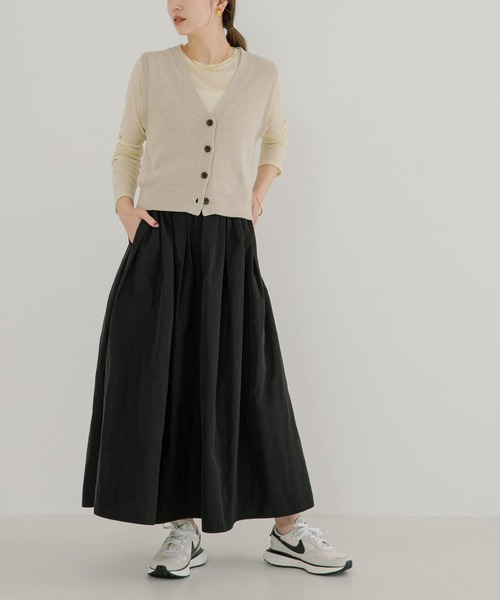 URBAN RESEARCH(アーバンリサーチ)の「C/Liテープヤーンニットベスト(ニット/セーター・レディース・ナチュラル/チャコールグレー・FREE)」の14枚目の写真