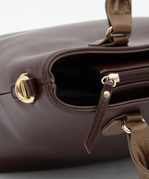 BEAUTY&YOUTH UNITED ARROWS(ビューティーアンドユースユナイテッドアローズ)の「BY∵ メタルバー2トーントートバッグ(トートバッグ・レディース・ブラック/ダークブラウン・FREE)」の10枚目の写真