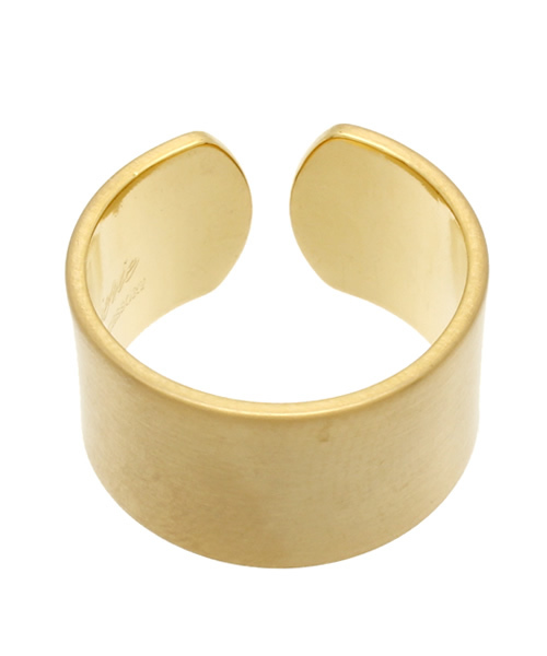 Demi-Luxe BEAMS（デミルクス ビームス）の「Soierie / METALプレートリング（リング・レディース・シルバー/ゴールド・ONE SIZE）」の2枚目の写真