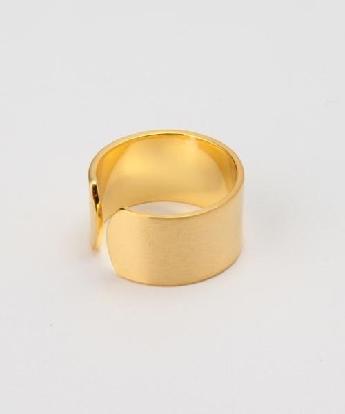 Demi-Luxe BEAMS（デミルクス ビームス）の「Soierie / METALプレートリング（リング・レディース・シルバー/ゴールド・ONE SIZE）」の7枚目の写真