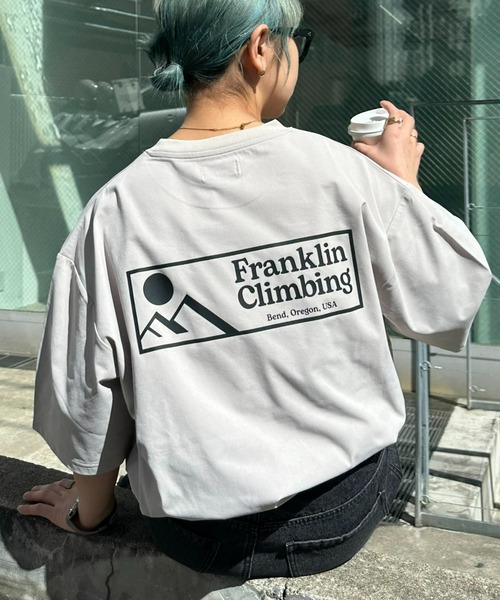 Franklin Climbing（フランクリンクライミング）の「【Franklin Climbing】グラフィックバックロゴ半袖Tee（Tシャツ/カットソー・メンズ・ホワイト/ブラック/グレー/レッド・MEDIUM/LARGE/X-LARGE）」の22枚目の写真