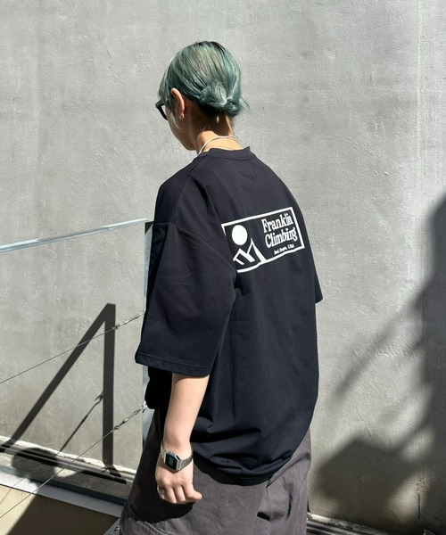 Franklin Climbing（フランクリンクライミング）の「【Franklin Climbing】グラフィックバックロゴ半袖Tee（Tシャツ/カットソー・メンズ・ホワイト/ブラック/グレー/レッド・MEDIUM/LARGE/X-LARGE）」の14枚目の写真