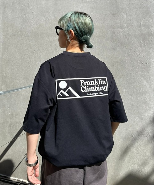 Franklin Climbing（フランクリンクライミング）の「【Franklin Climbing】グラフィックバックロゴ半袖Tee（Tシャツ/カットソー・メンズ・ホワイト/ブラック/グレー/レッド・MEDIUM/LARGE/X-LARGE）」の16枚目の写真