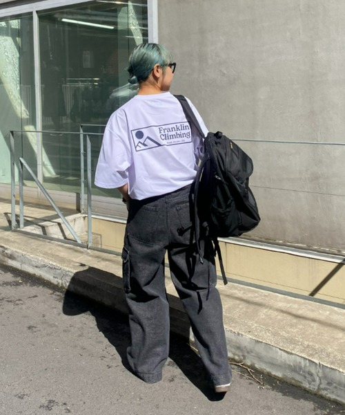 Franklin Climbing（フランクリンクライミング）の「【Franklin Climbing】グラフィックバックロゴ半袖Tee（Tシャツ/カットソー・メンズ・ホワイト/ブラック/グレー/レッド・MEDIUM/LARGE/X-LARGE）」の12枚目の写真