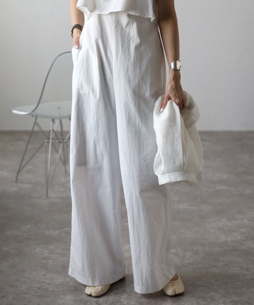 Bonjour Sagan(ボンジュールサガン)の「ビスチェ風サロペット(サロペット/オーバーオール・レディース・オフホワイト/ダークネイビー/ベージュ・FREE)」の9枚目の写真