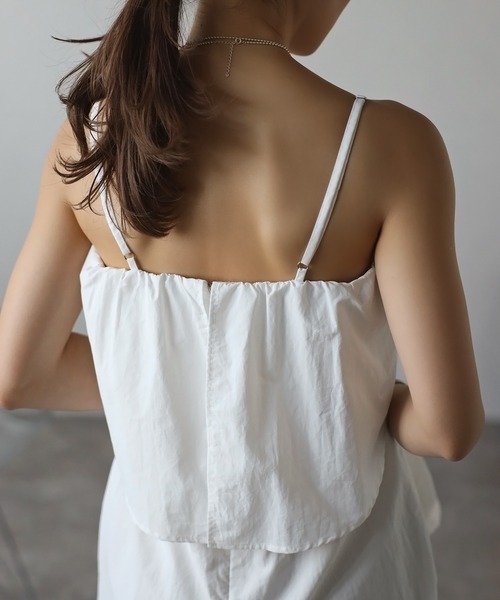 Bonjour Sagan(ボンジュールサガン)の「ビスチェ風サロペット(サロペット/オーバーオール・レディース・オフホワイト/ダークネイビー/ベージュ・FREE)」の14枚目の写真