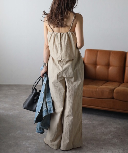 Bonjour Sagan(ボンジュールサガン)の「ビスチェ風サロペット(サロペット/オーバーオール・レディース・オフホワイト/ダークネイビー/ベージュ・FREE)」の20枚目の写真