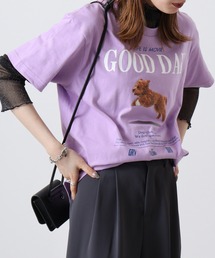 spiritoso（スピリトーゾ）の「spiritoso GOOD DAY シートプリントTシャツ　半袖（Tシャツ/カットソー）」
