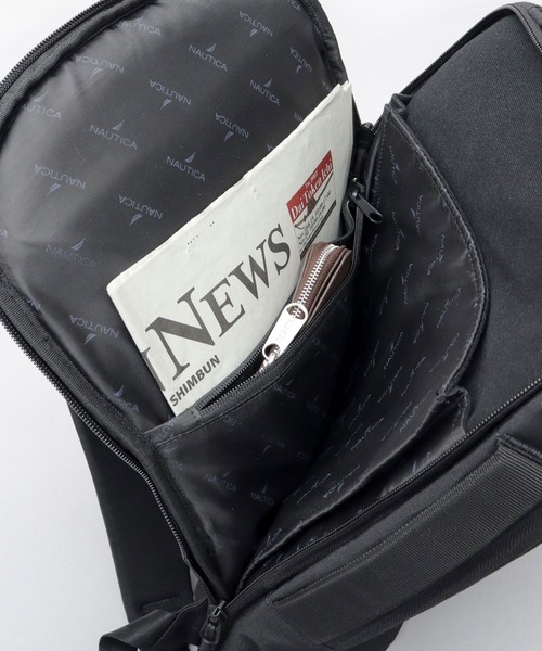 CORDURAポリエステル マグネットバックル ビジネスリュック 多収納 A4