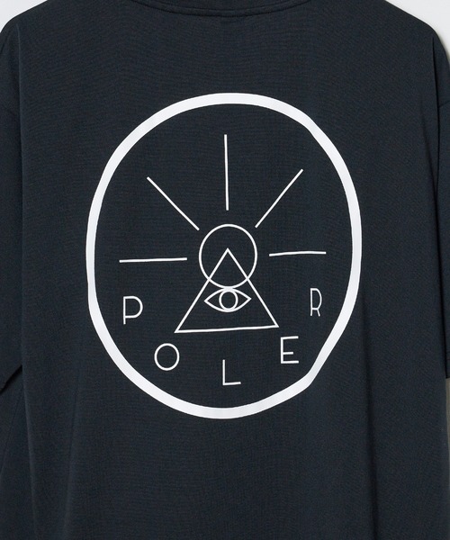 POLeR(ポーラー)の「POLeR/ポーラー VORTEX POLYESTER TEE Tシャツ(Tシャツ/カットソー・メンズ・ホワイト/ブラック・M/L/XL)」の4枚目の写真