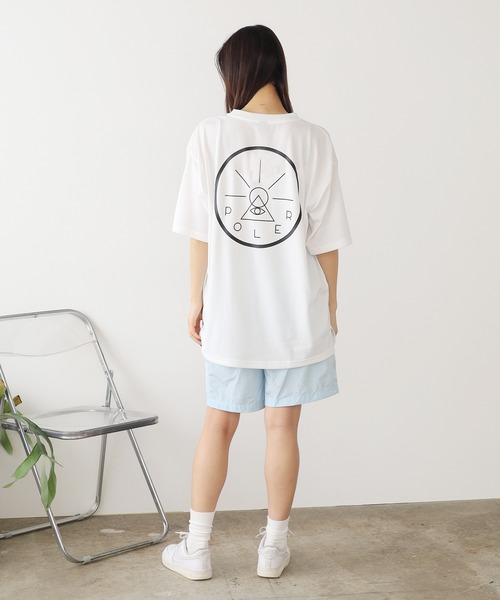 POLeR(ポーラー)の「POLeR/ポーラー VORTEX POLYESTER TEE Tシャツ(Tシャツ/カットソー・メンズ・ホワイト/ブラック・M/L/XL)」の12枚目の写真
