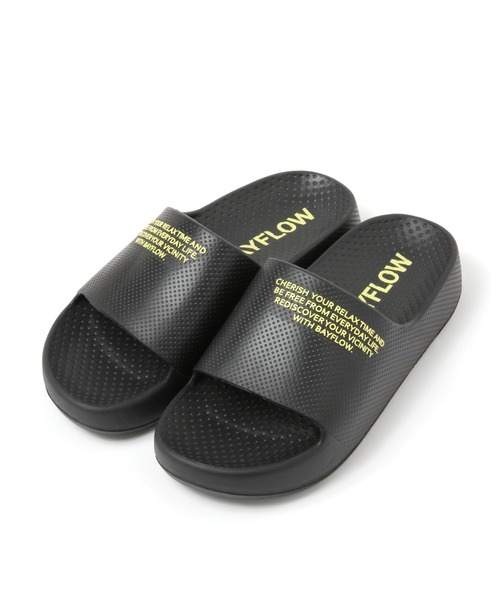 スペイン発 ( PULL & BEAR )シャワーサンダル 黒ブルー 快適な履き心地]BFシャワーサンダル（サンダル）｜BAYFLOW