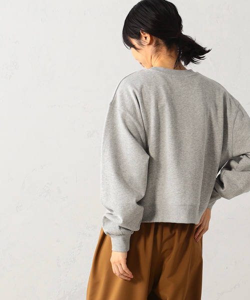 FOUND GOOD（ファウンドグッド）の「ロゴプリント裏毛スウェットプルオーバー（スウェット・レディース・グレー系5/グレー系8/グリーン系5/ホワイト系5・L/S/M）」の12枚目の写真