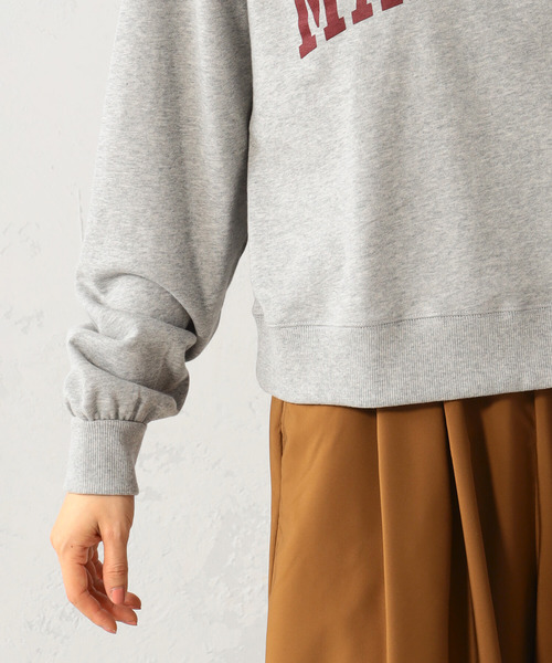 FOUND GOOD（ファウンドグッド）の「ロゴプリント裏毛スウェットプルオーバー（スウェット・レディース・グレー系5/グレー系8/グリーン系5/ホワイト系5・L/S/M）」の10枚目の写真