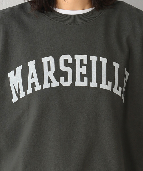 FOUND GOOD（ファウンドグッド）の「ロゴプリント裏毛スウェットプルオーバー（スウェット・レディース・グレー系5/グレー系8/グリーン系5/ホワイト系5・L/S/M）」の16枚目の写真