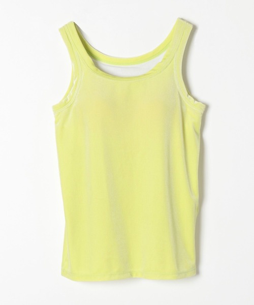 niko and...（ニコアンド）の「[MODE NORM CORE]カップ付きシャイニータンクトップ（タンクトップ・レディース・ライトグレー/イエロー/ブラック・LARGE/MEDIUM）」の13枚目の写真