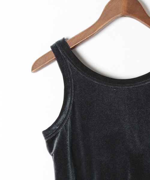 niko and...（ニコアンド）の「[MODE NORM CORE]カップ付きシャイニータンクトップ（タンクトップ・レディース・ライトグレー/イエロー/ブラック・LARGE/MEDIUM）」の18枚目の写真