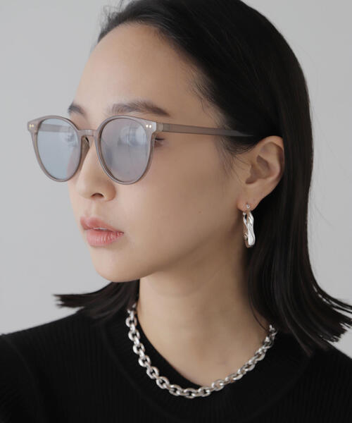 FREE'S MART（フリーズマート）の「サングラス7（サングラス・レディース・ブラック/ベージュ・ﾌﾘ-）」の9枚目の写真