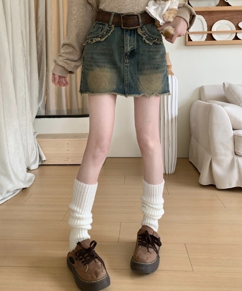 カスタムオ―ダ―スカート　米国製　未使用 Stylevoice for xxx スカート ランダムギャザーデザインスカート