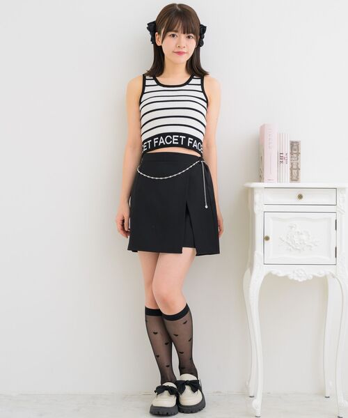 ems excite（エムズエキサイト）の「NTタンクトップ（タンクトップ・レディース・オフホワイト/ブラック系その他3/ブラック・FREE）」の20枚目の写真