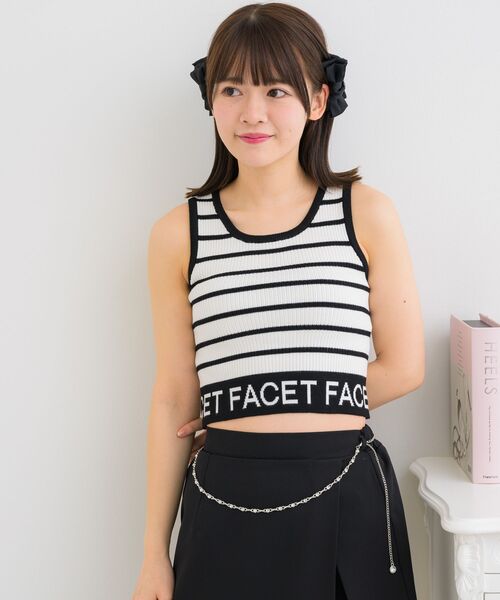 ems excite（エムズエキサイト）の「NTタンクトップ（タンクトップ・レディース・オフホワイト/ブラック系その他3/ブラック・FREE）」の16枚目の写真