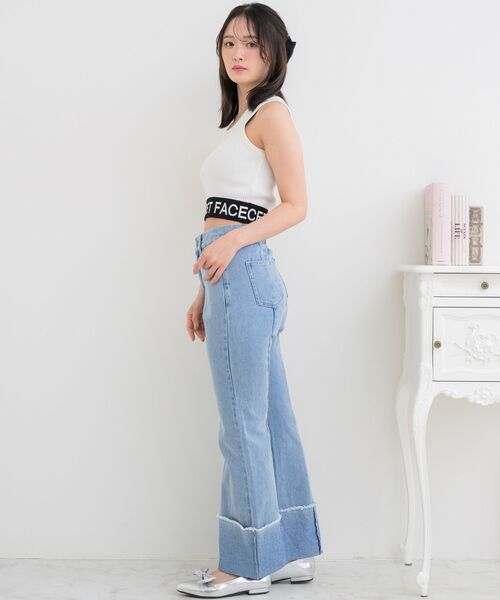 ems excite（エムズエキサイト）の「NTタンクトップ（タンクトップ・レディース・オフホワイト/ブラック系その他3/ブラック・FREE）」の10枚目の写真